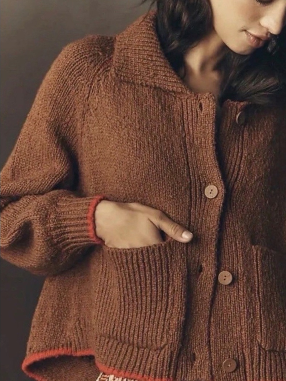 NWT Anthropologie Pilcro Jesse Dachshund Dog Icon Cardigan Sweater Size Small - Picture 5 of 5